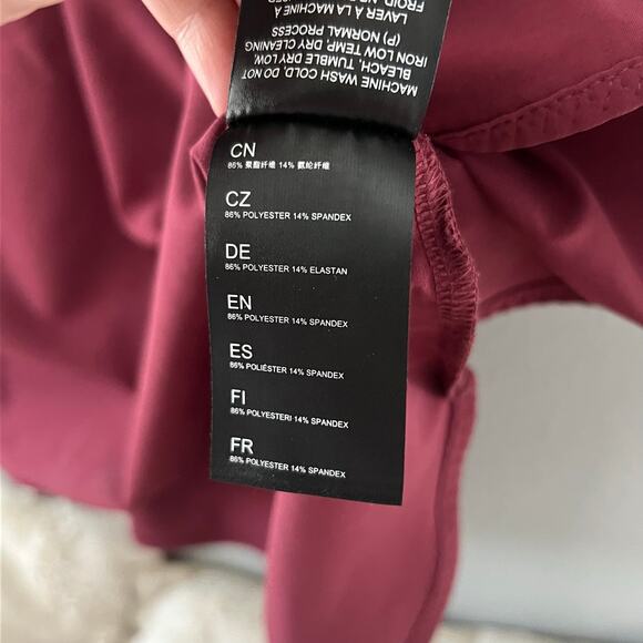 KÜHL Women’s Sleeveless Dress Burgundy Drawstring Size S Athletic Travel Sporty - Picture 6 of 7